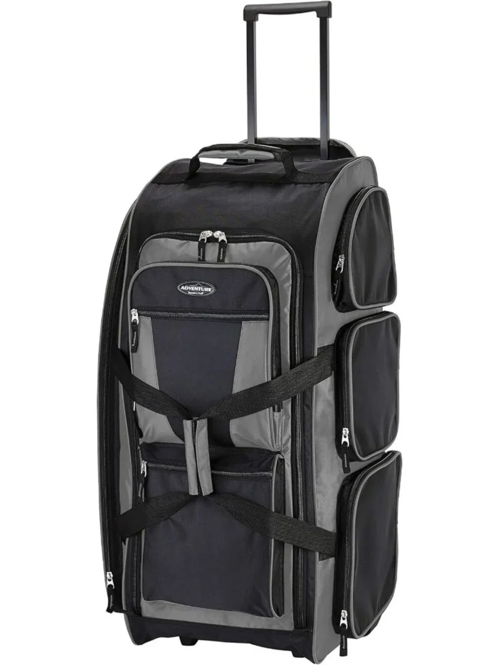 30-Inch Multi-Pocket Rolling Duffel Bag for Travel, Lightweight & Durable